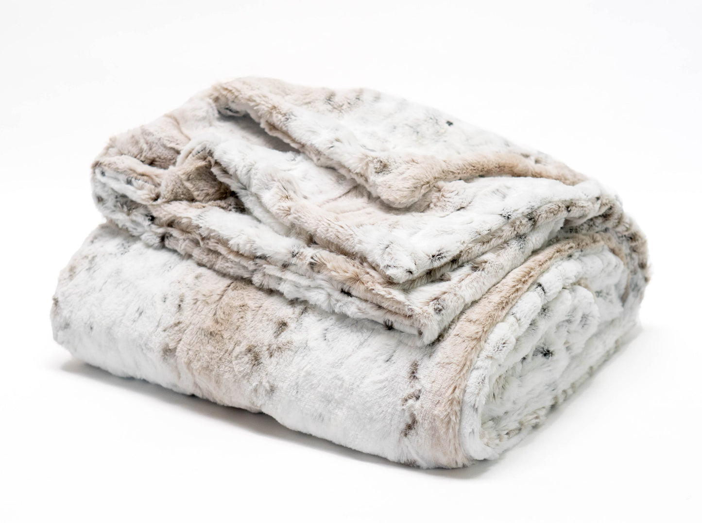 Lynx Faux Fur Minky Throw (50" x 60")