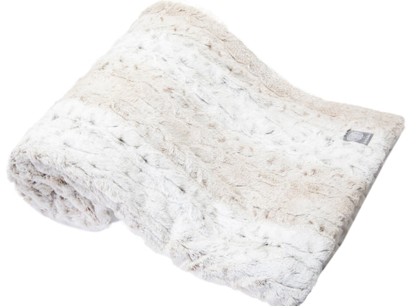 Lynx Faux Fur Minky Throw (59" x 84")