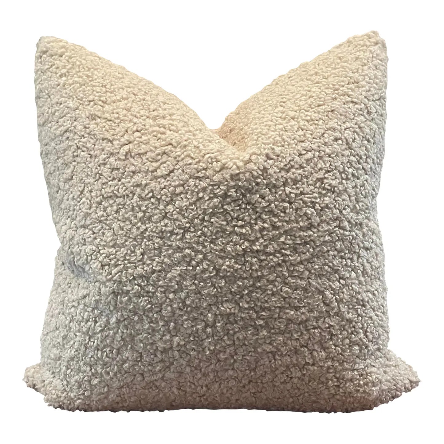 Teddy Faux Shearling Pillows with Down Inserts (Pair)