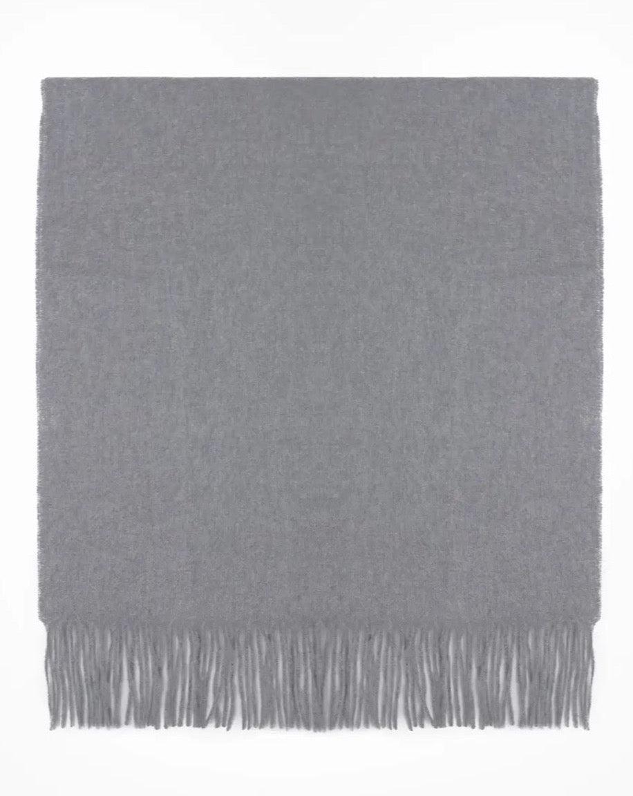 Cashmere Blanket in Granite Grey