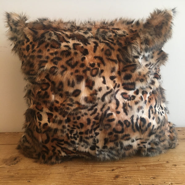 Tigress Faux Fur Pillow Cover
