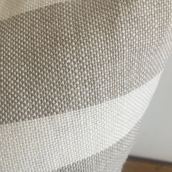 Ecru & Sand Linen Pillow Shams - (Pair)