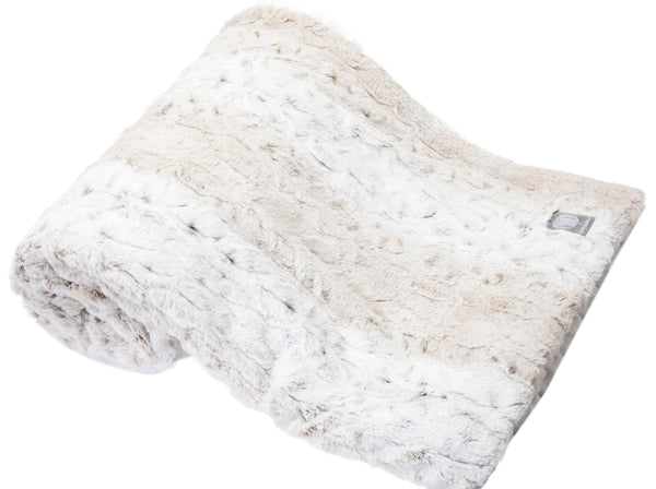 Lynx Faux Fur Minky Throw (50" x 60")