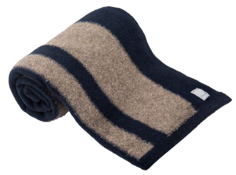 Super Soft Italian Wool-Yak Blanket/Wrap (Stripe)