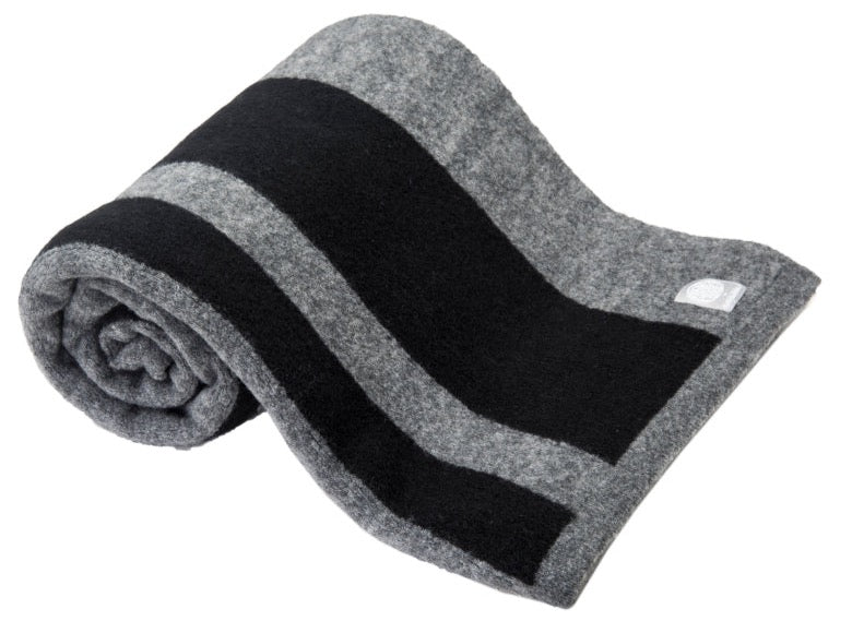 Super Soft Italian Wool-Yak Blanket/Wrap (Stripe)