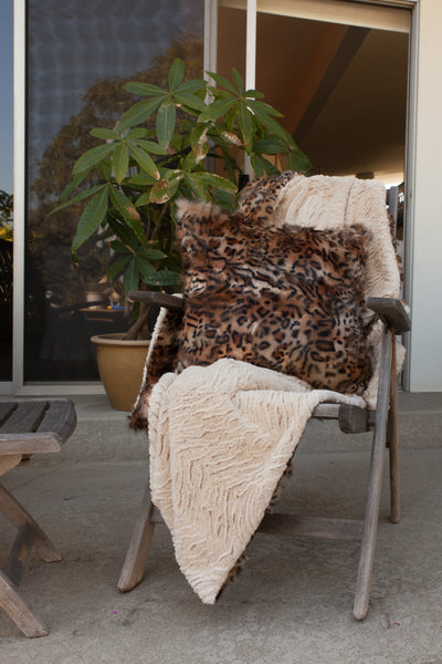 Tigress Faux Fur Pillow Cover