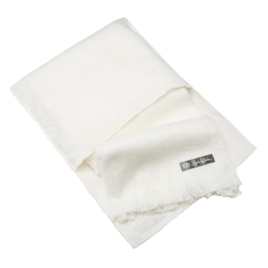 Alpaca Travel Wrap in Ivory