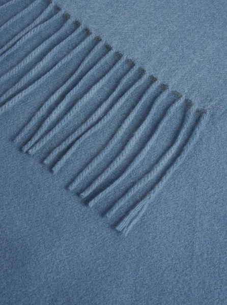 Cashmere Blanket in Seaboard Blue
