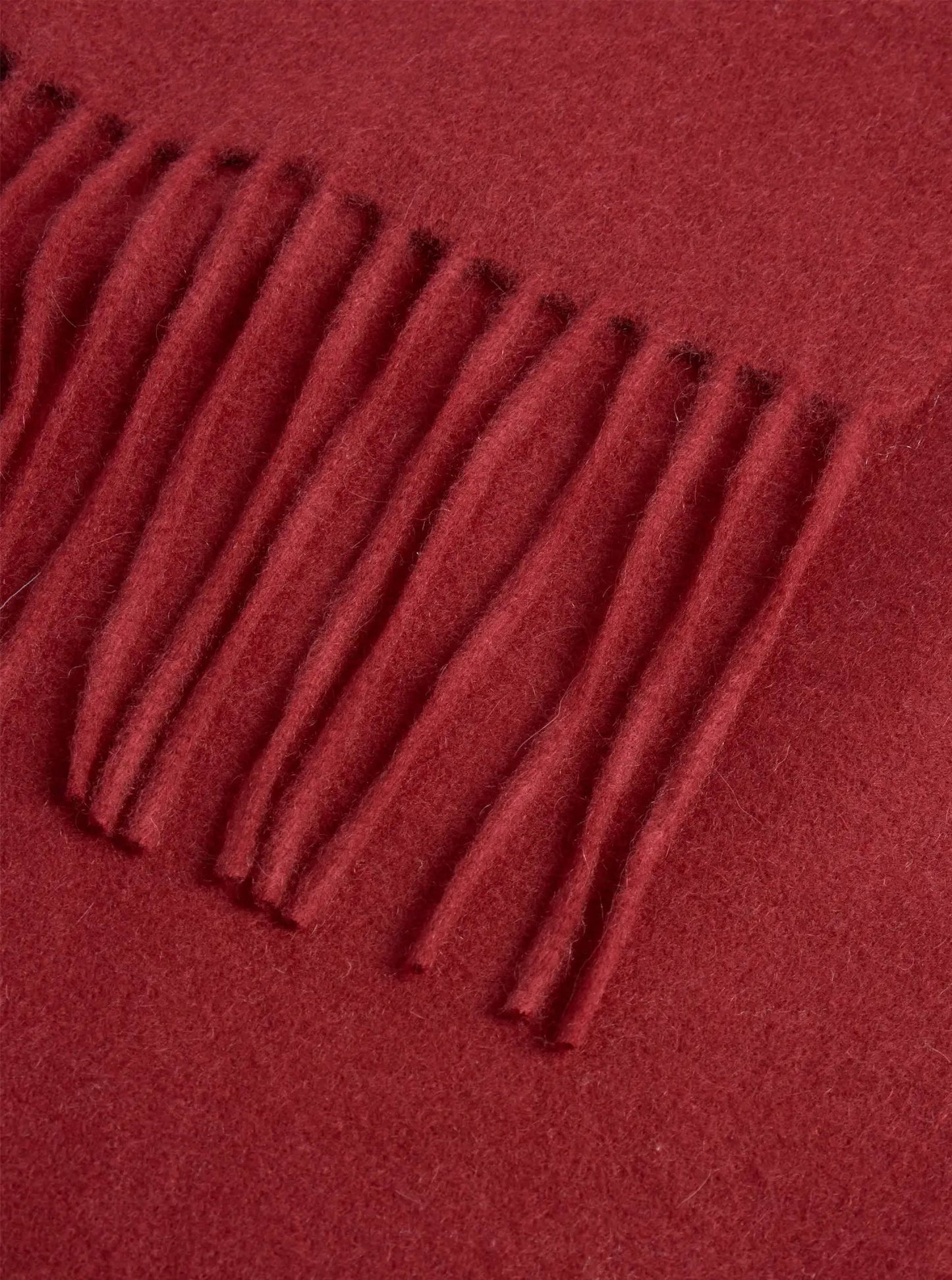 Cashmere Blanket in Umbria Red